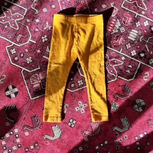 George Yellow Polka Dot Girls Leggings